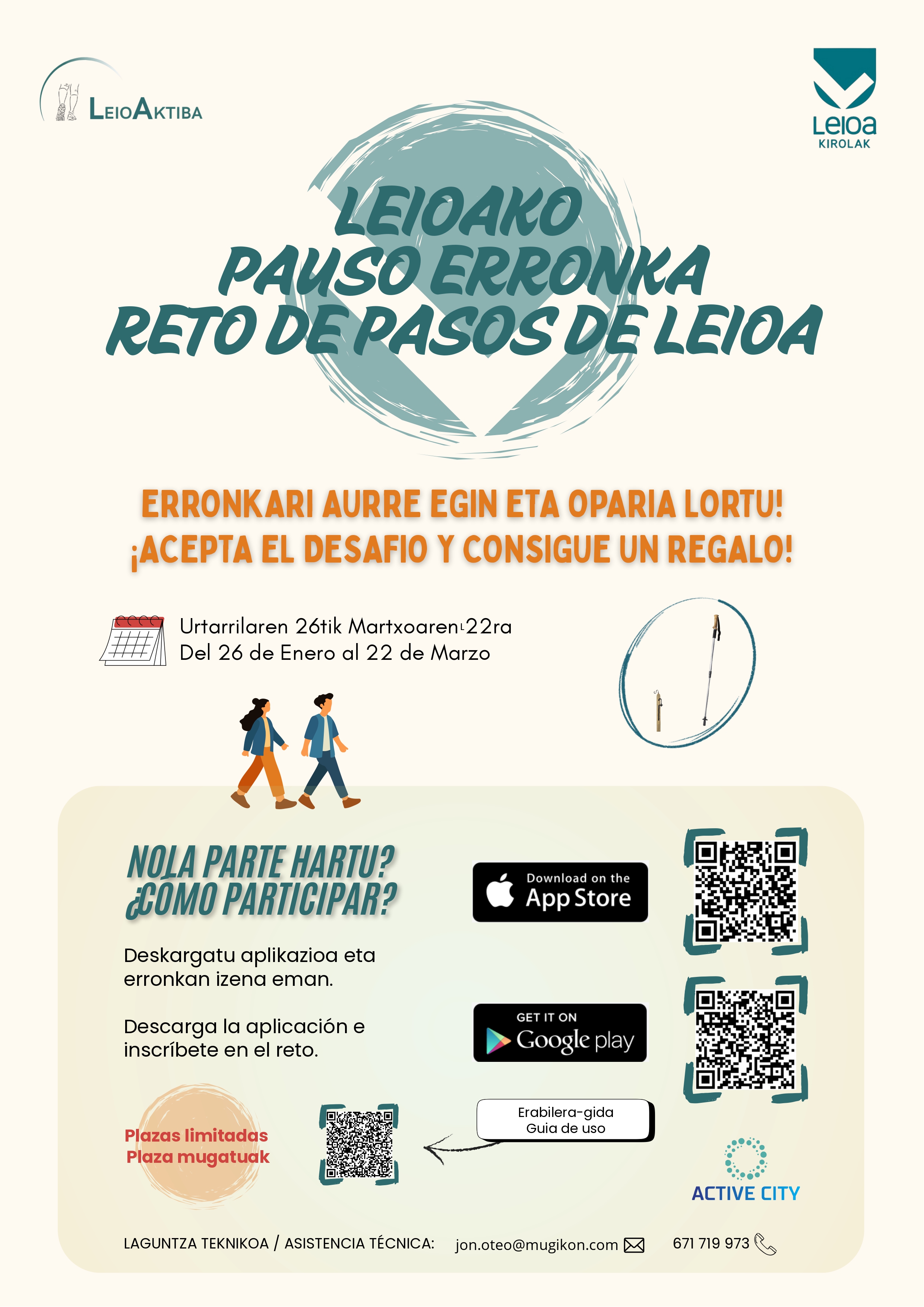 Leioako pauso erronka